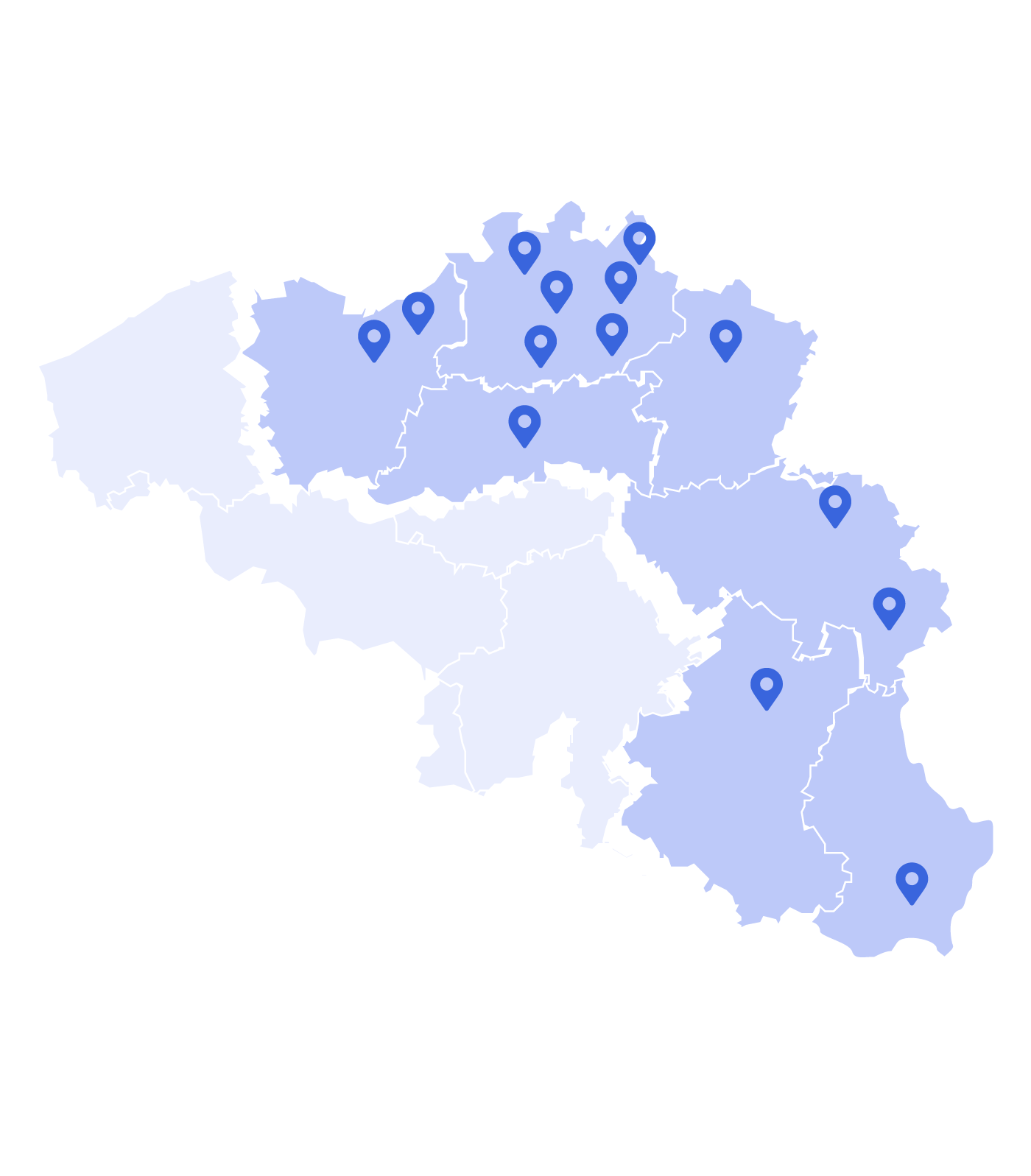 Map of companies WVDI